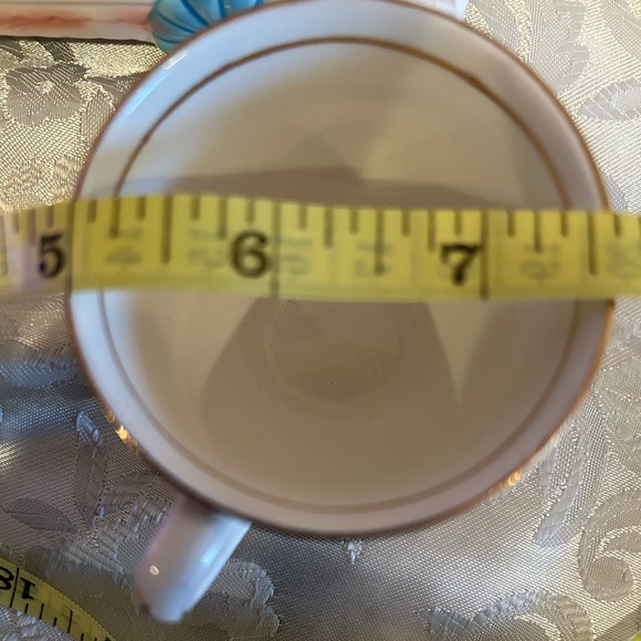 Vintage Palissy Pottery tea cup and saucer. Made in England. Bone china. - Picture 3 of 8